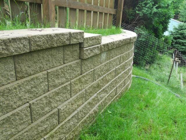 Versa lok Retaining Wall- Moline, IL - C & J Landscaping