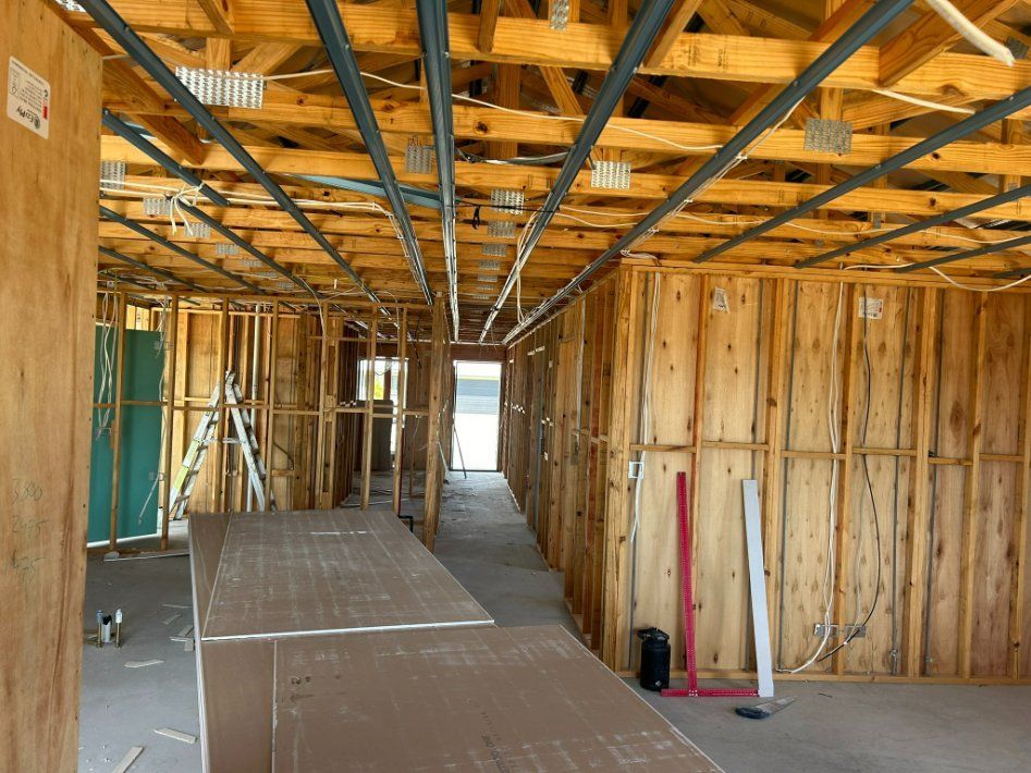 A House is Being Built and the Ceiling is Very High — Hams Plastering in Cannonvale, QLD