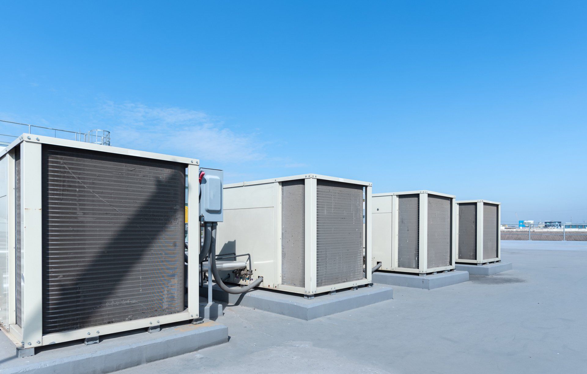 Air Compressor Machine on Roof Deck — Salisbury, MD – Black Duck Service Company, LLC