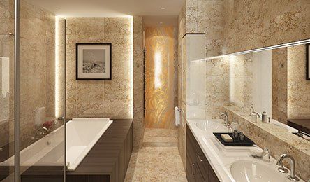 Bathroom Remodeling — Modern bathroom in Racine, WI