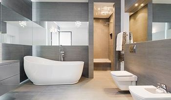 Bathroom Remodeling — Modern Bathroom in Racine, WI