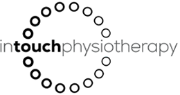 A logo for a company called intouchphysiotherapy