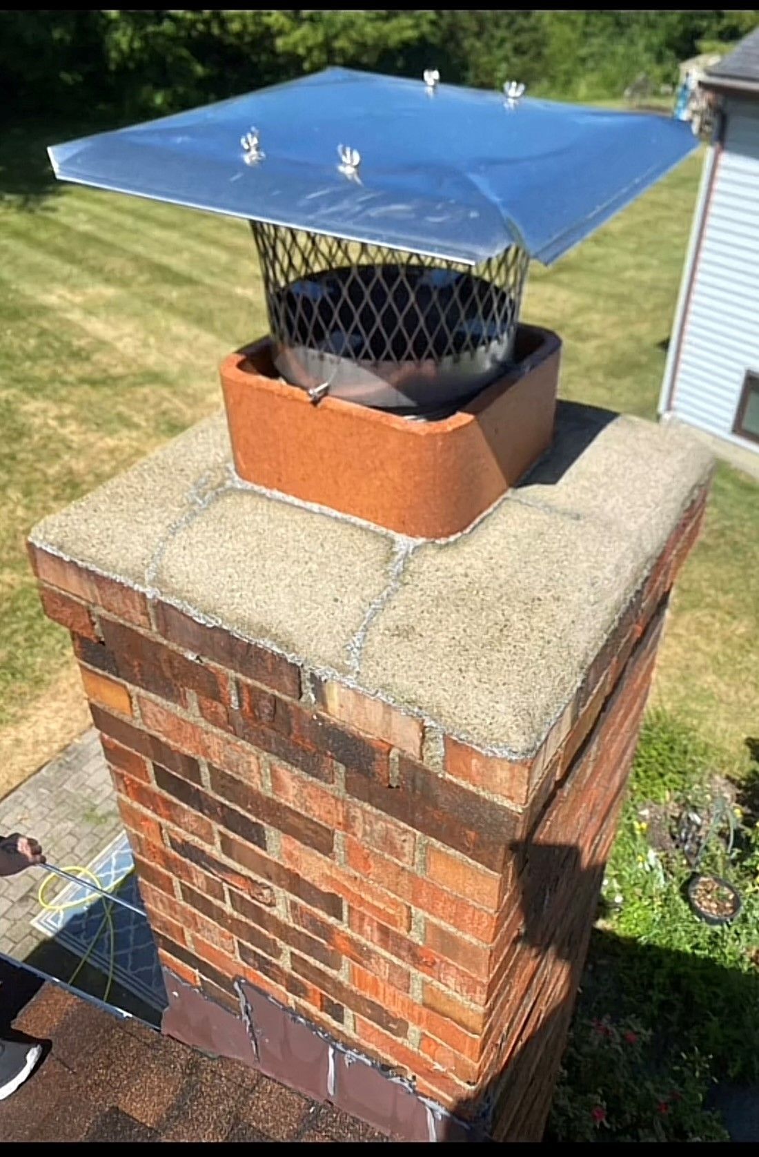 Before Chimney Top — West Chester, OH — Thompson Masonry