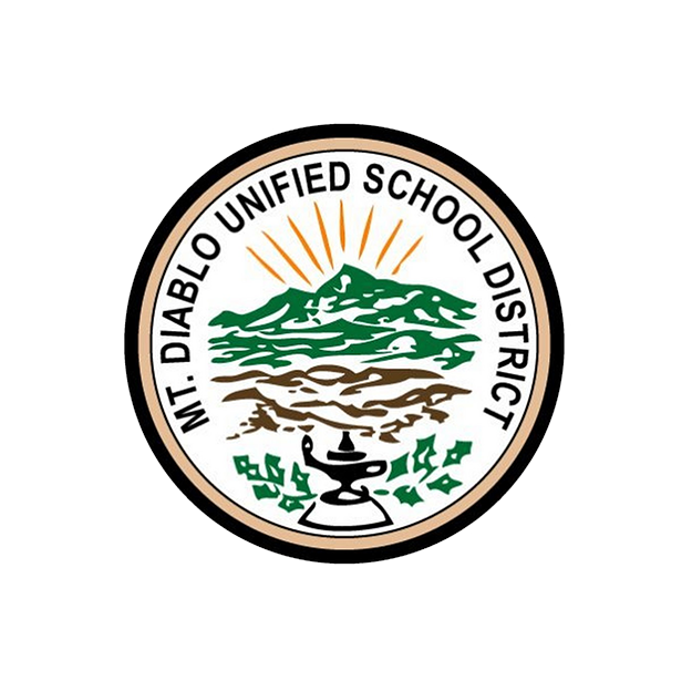 The logo for the mt. diablo unified school district