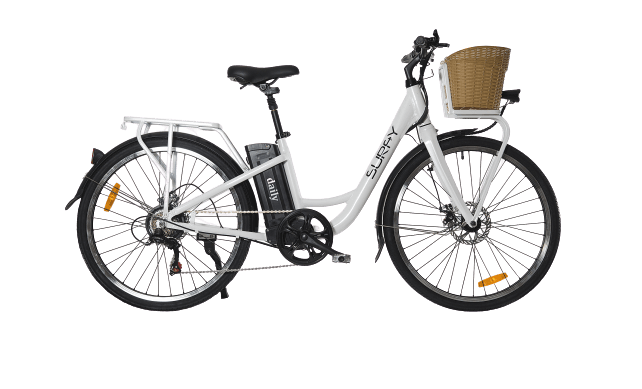 bici elettrica Surfy Daily bianca