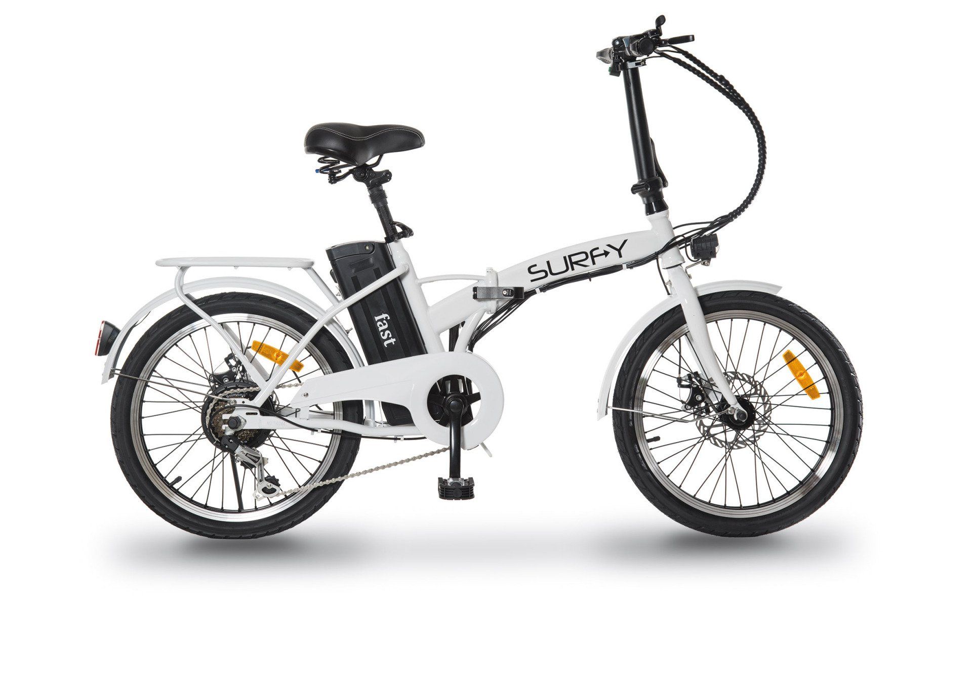 bici elettrica Surfy Fast bianca