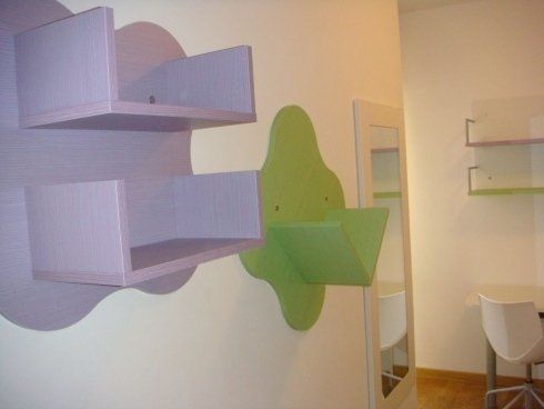 mensole in cameretta