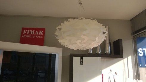 lampadario bianco di design