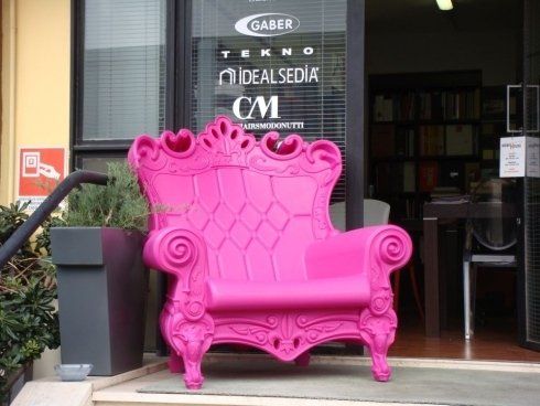 poltrona fucsia