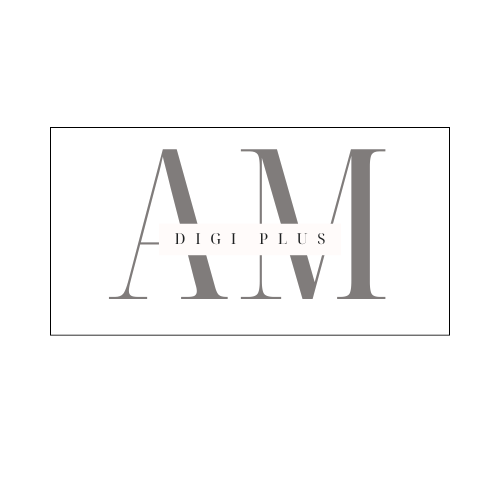 It is a logo for a company called am digi plus.