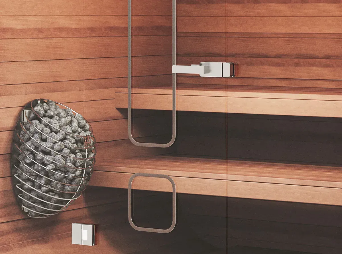 Un sauna exposé