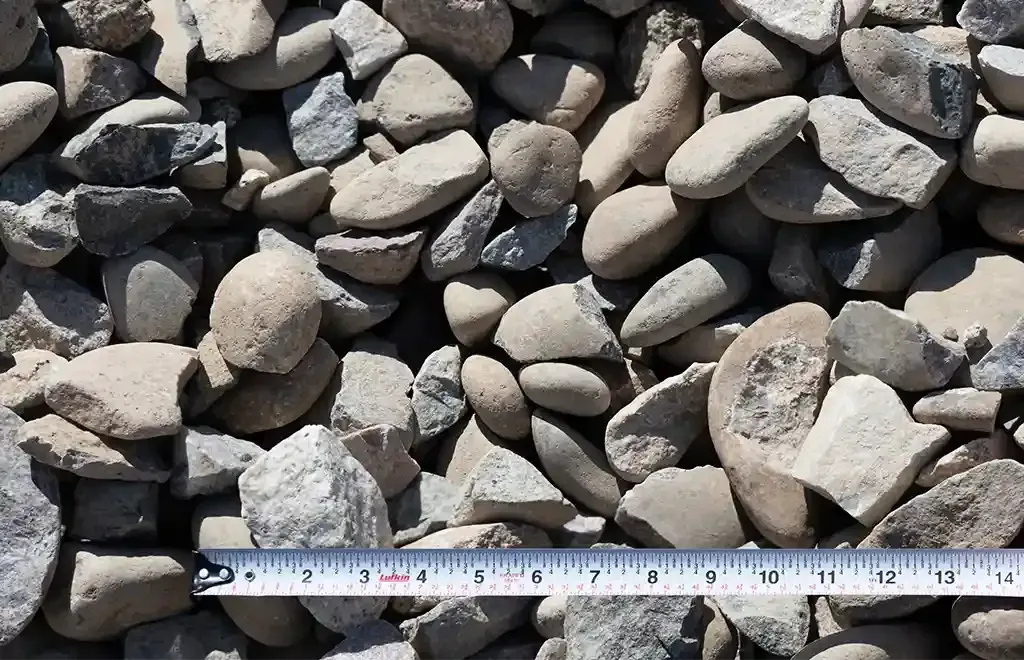 3 inch crushed rock available at Mesa Sand and Gravel
