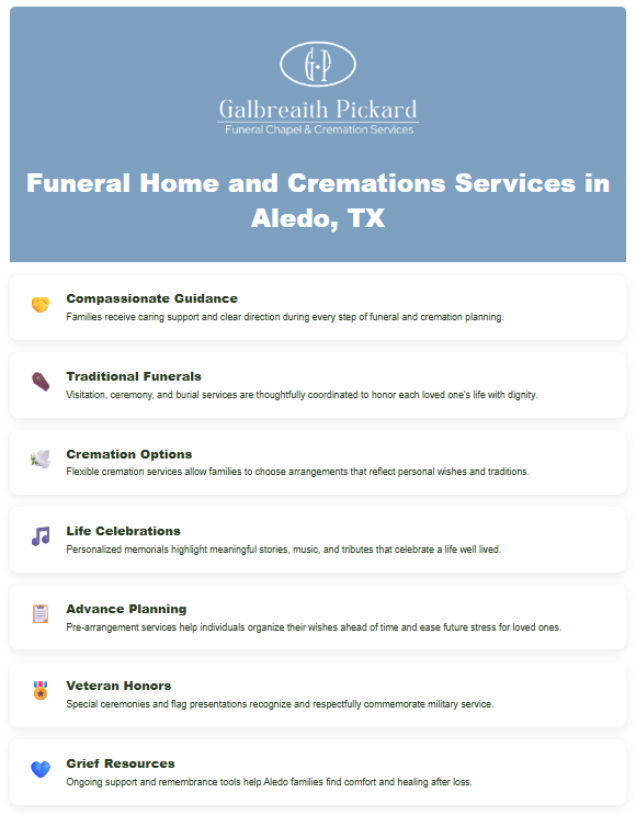 Funeral Home and Cremations Services in Aledo, TX