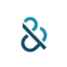 Teal ampersand symbol with a modern, clean design.