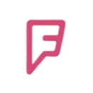 Pink stylized letter 