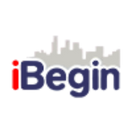 IBegin logo with red 