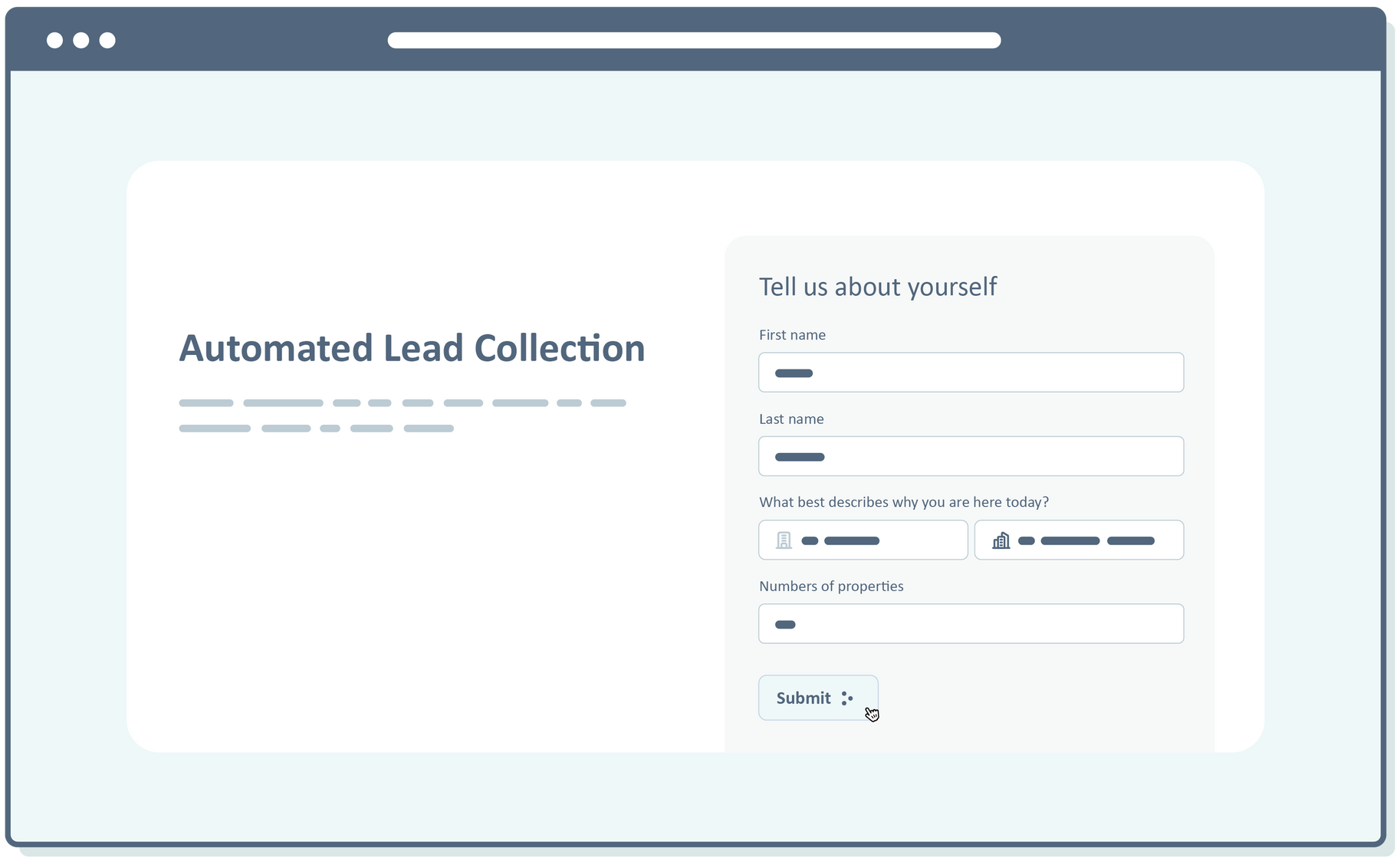Screenshot of a web form titled