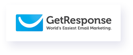 El logotipo para obtener respuesta, el marketing por correo electrónico más sencillo del mundo