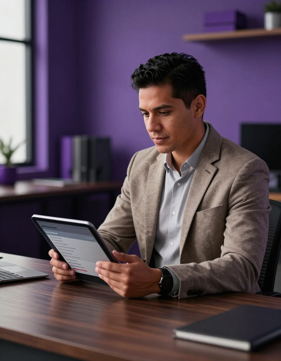 Propietaria revisando pedidos y pagos en su tienda digital