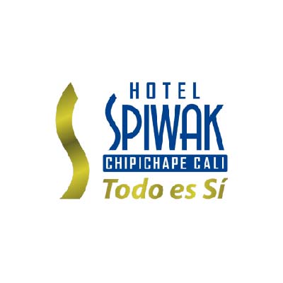 A logo for hotel spiwak chipichape cali todo es si