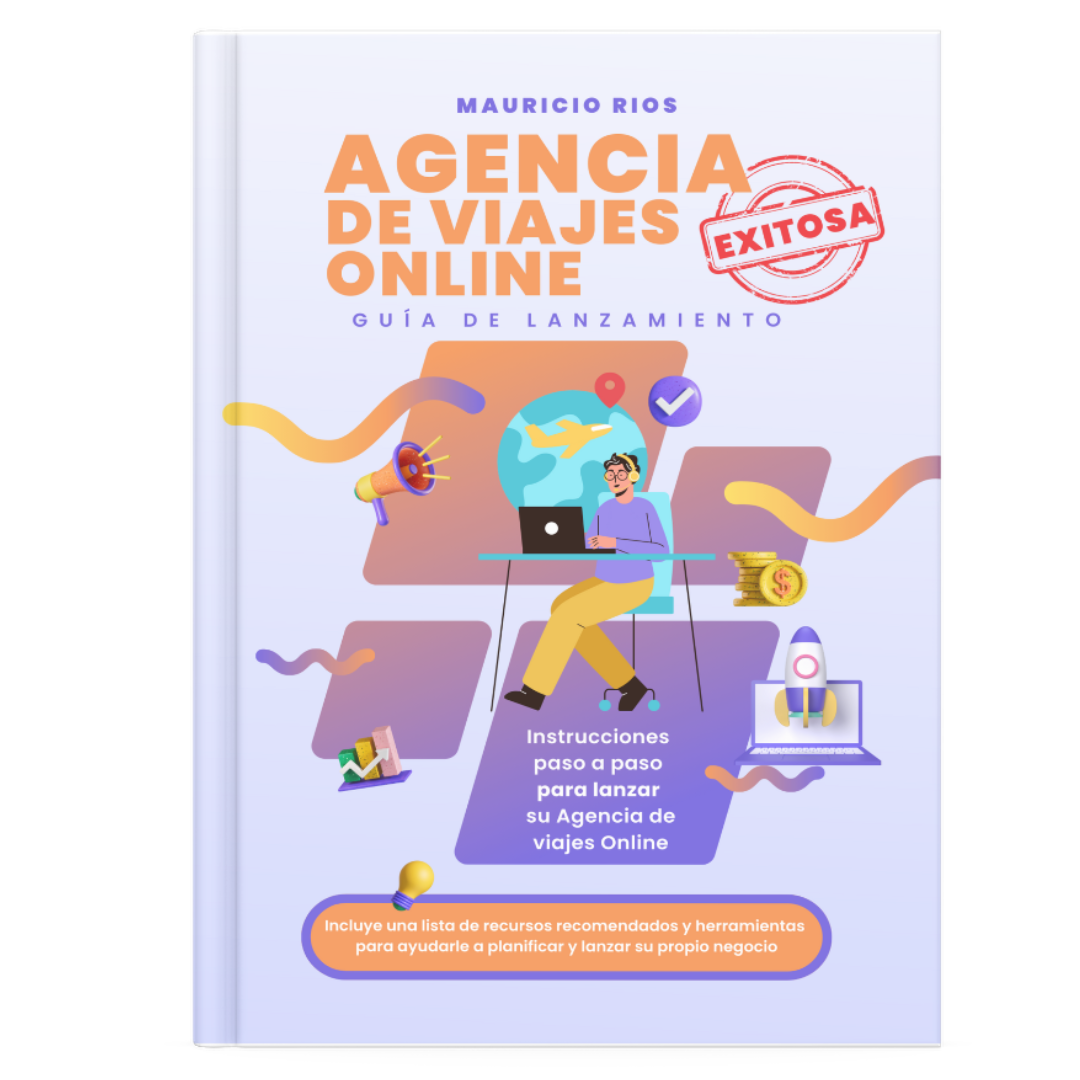 A book titled agencia de viajes online by mauricio rios