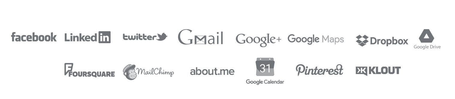 Una imagen borrosa de varios logotipos de redes sociales, incluidos Facebook, LinkedIn, Twitter y Gmail.