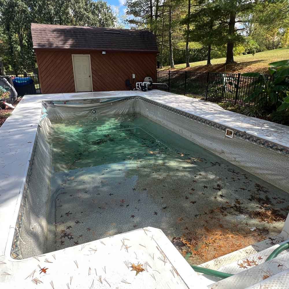 Unmaintained Pool — Winchester, KY — Underground Kings, LLC