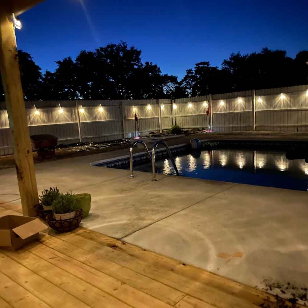 Pool at Night — Winchester, KY — Underground Kings, LLC