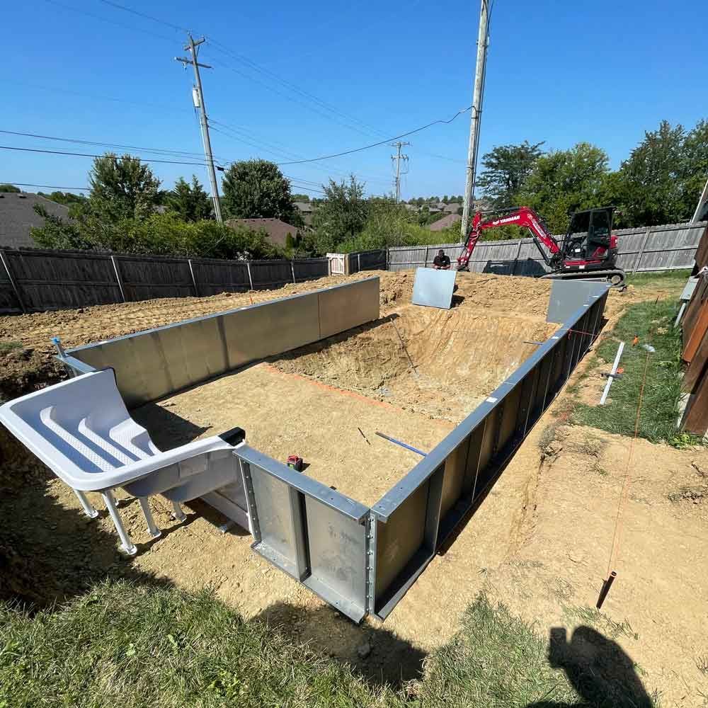Base of the Pool — Winchester, KY — Underground Kings, LLC