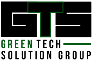 The logo for gtsg is a green circle with the word gtsg in black letters.