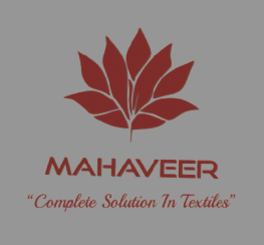 A logo for mahaveer complete solution in textiles