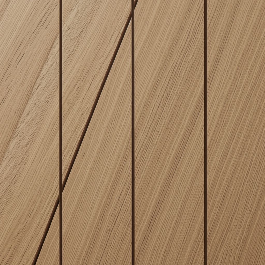 Close-up of wooden planks with dark lines between them.