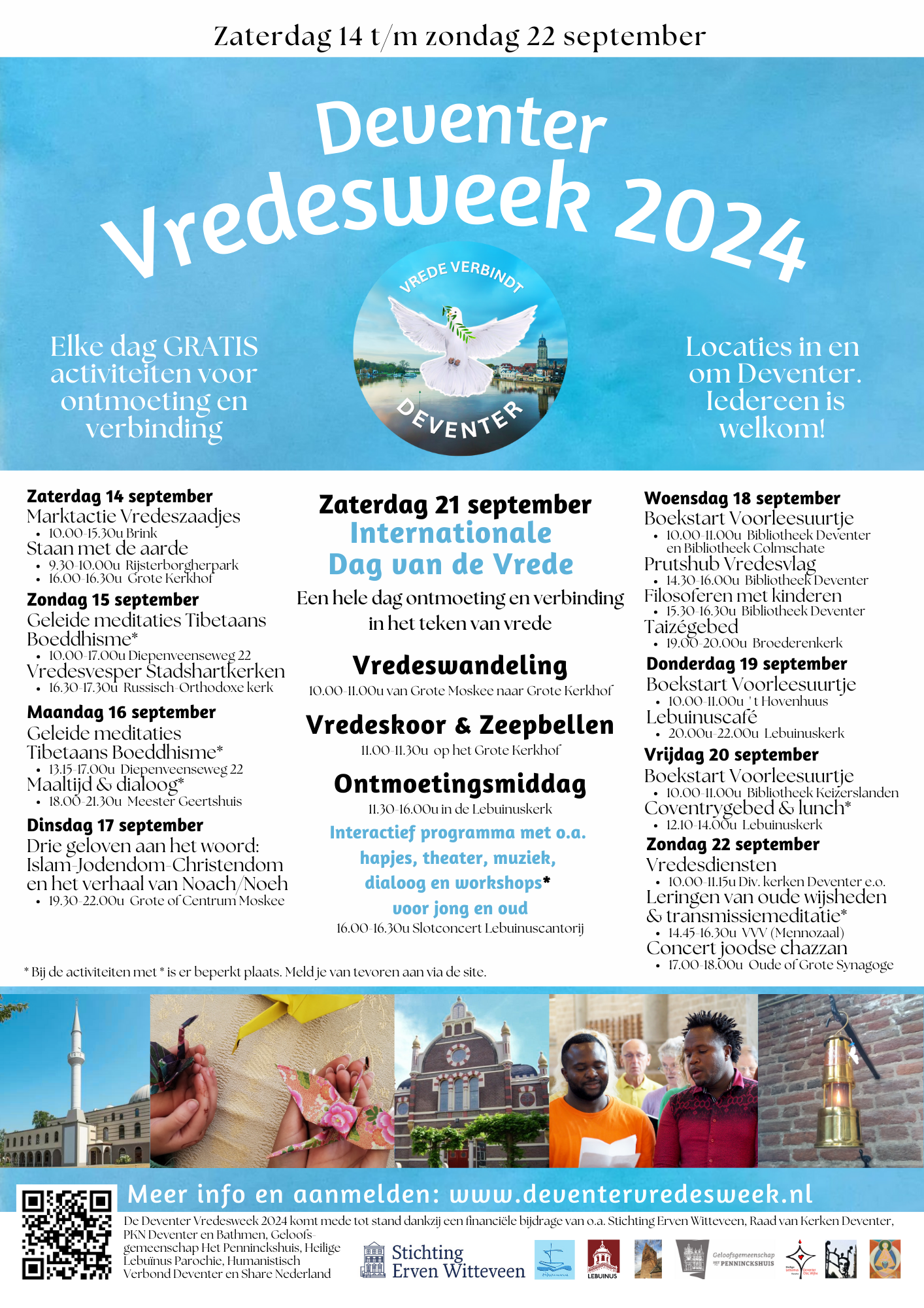 Poster Deventer Vredesweek 2024