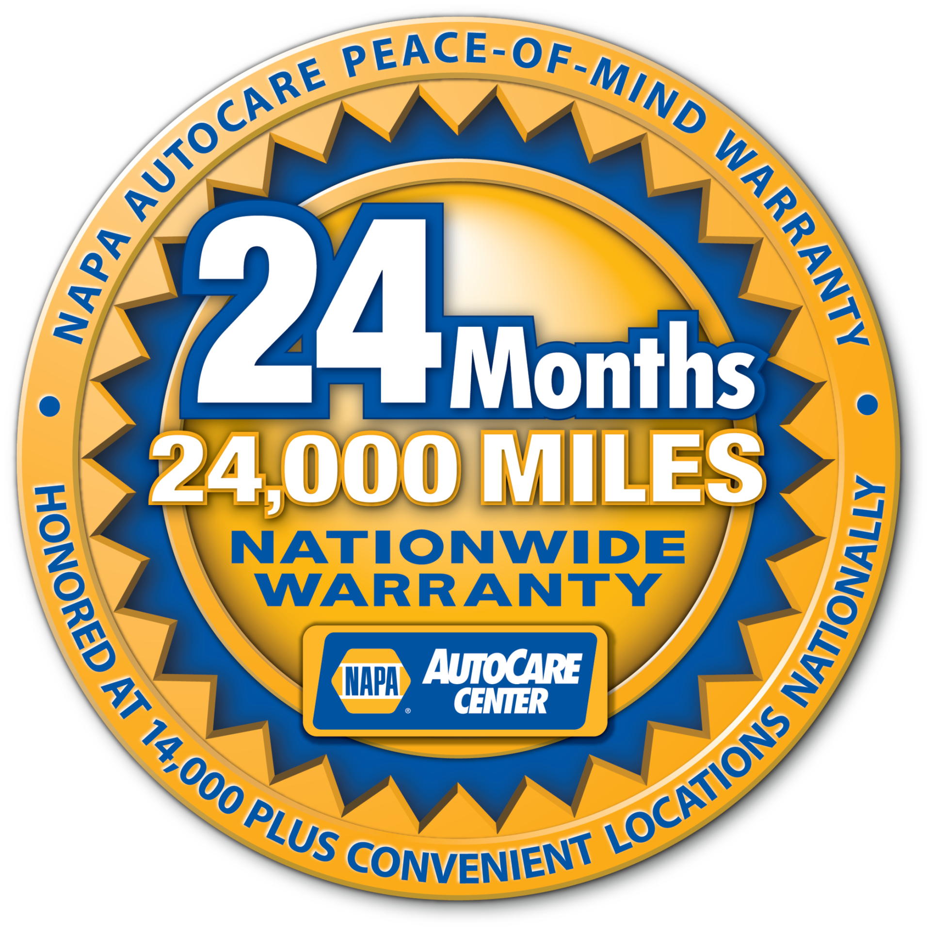 Warranty badge