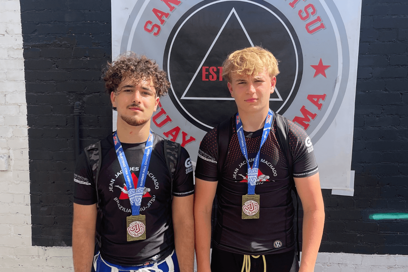 Adults practicing Brazilian Jiu-Jitsu at Jean Jacques Machado Jiu-Jitsu Fresno in Fresno, improving focus and calm.
