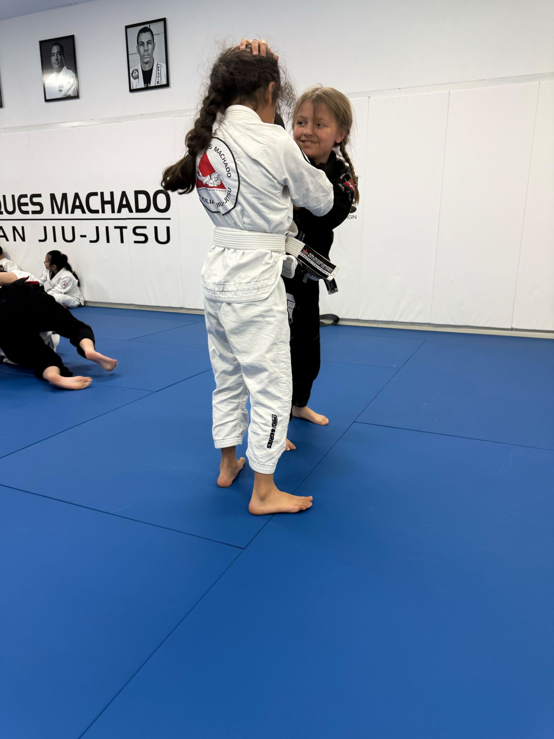 Kids training jiu-jitsu at Jean Jacques Machado Jiu-Jitsu Fresno in Fresno, CA, building focus and confidence.
