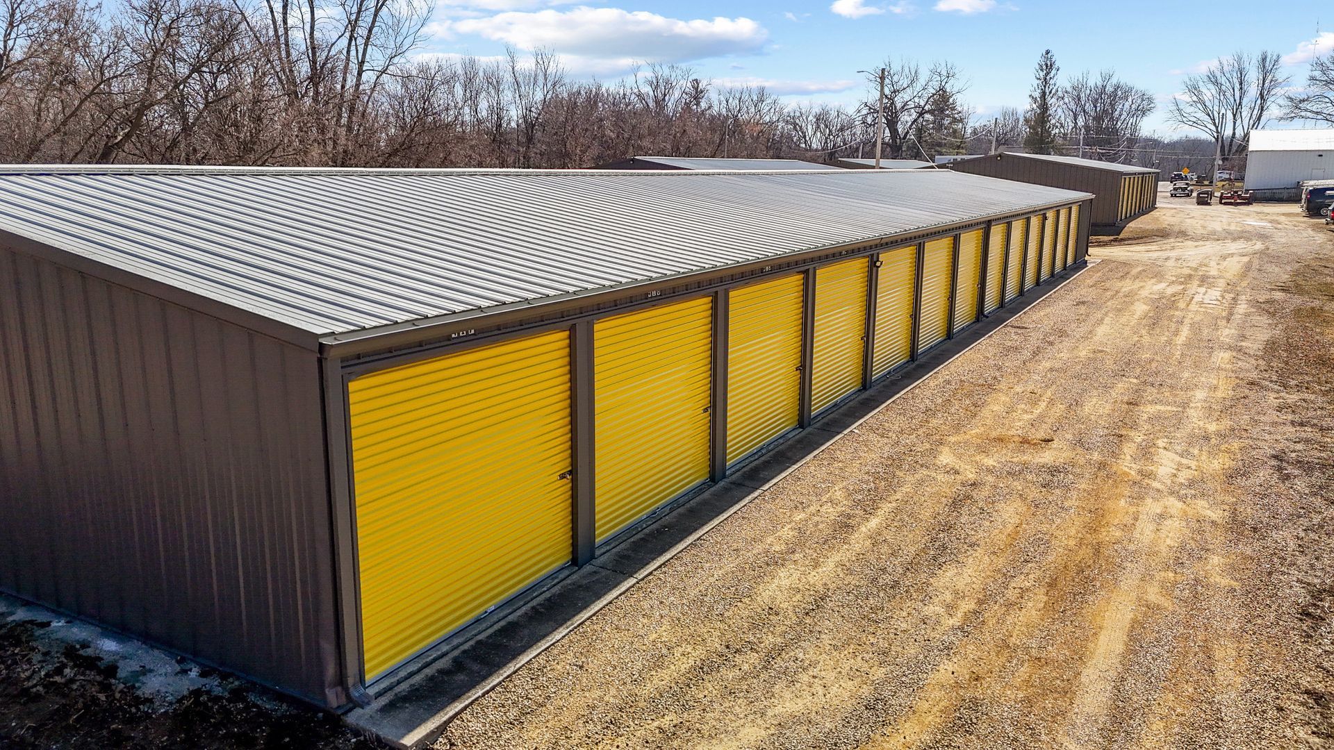 Exterior of storage facility