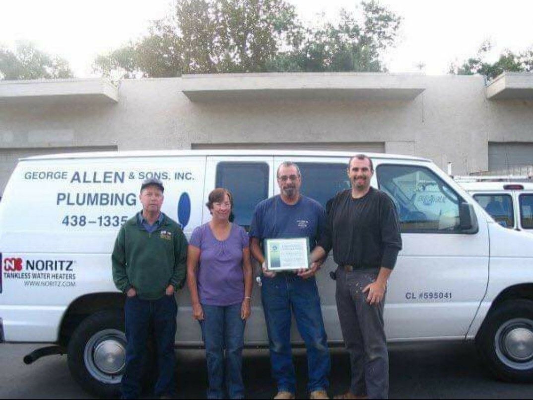 A Pipe is Laying in the Dirt in a Hole — Scotts Valley, CA — George Allen & Sons Inc. Plumbing