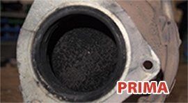 dettaglio di un catalizzatore prima del trattamento