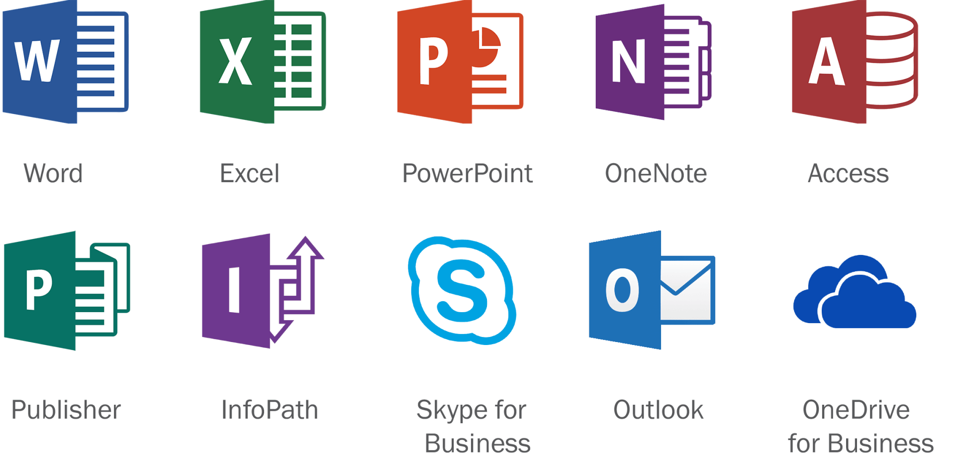 Microsoft Applications Icons