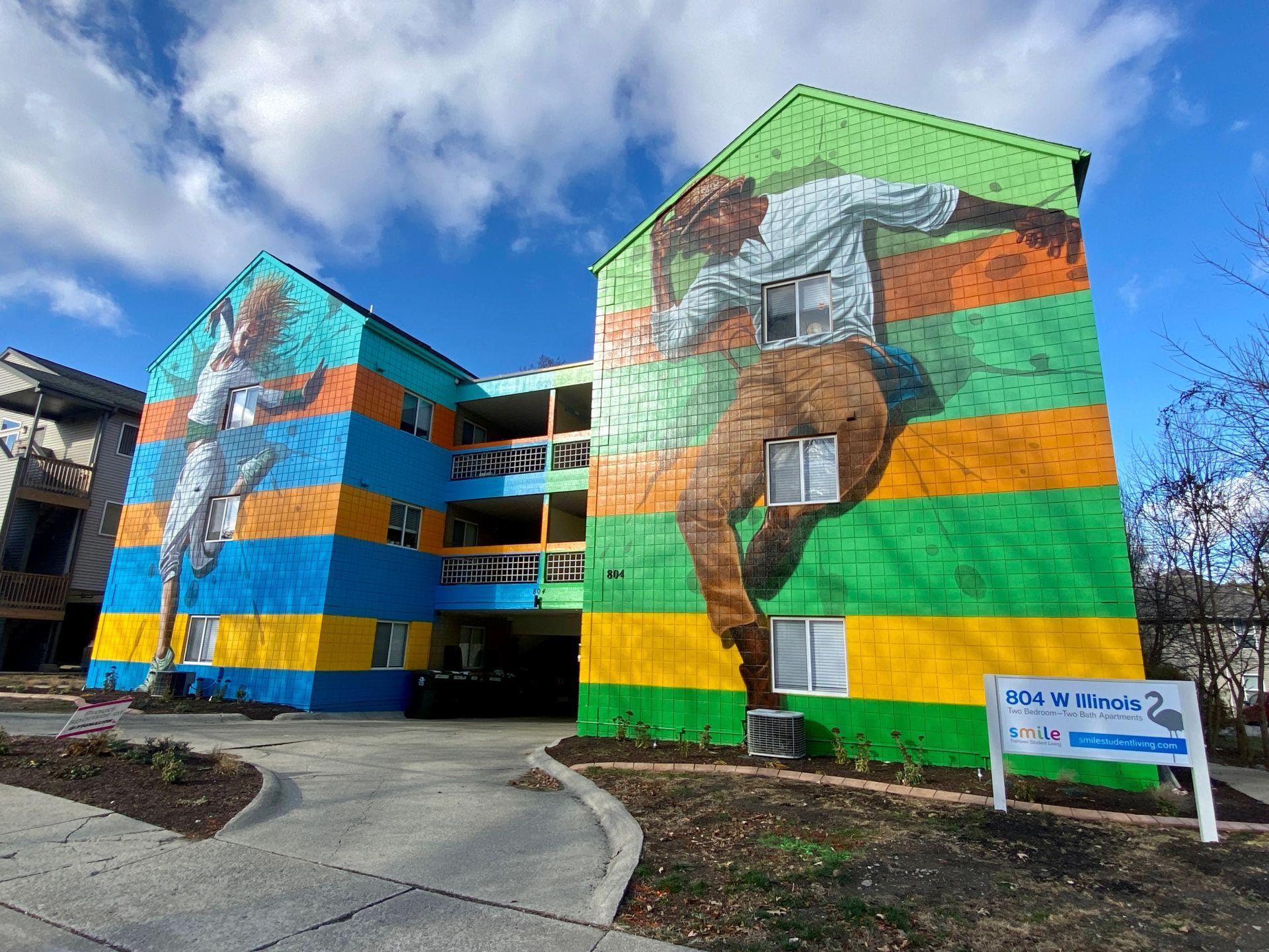 Mural of Dance on Illinois by Rafael Blanco
