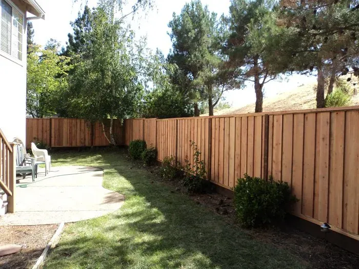 Backyard Wood Fence — Martinez, CA — Alta Fence Co.