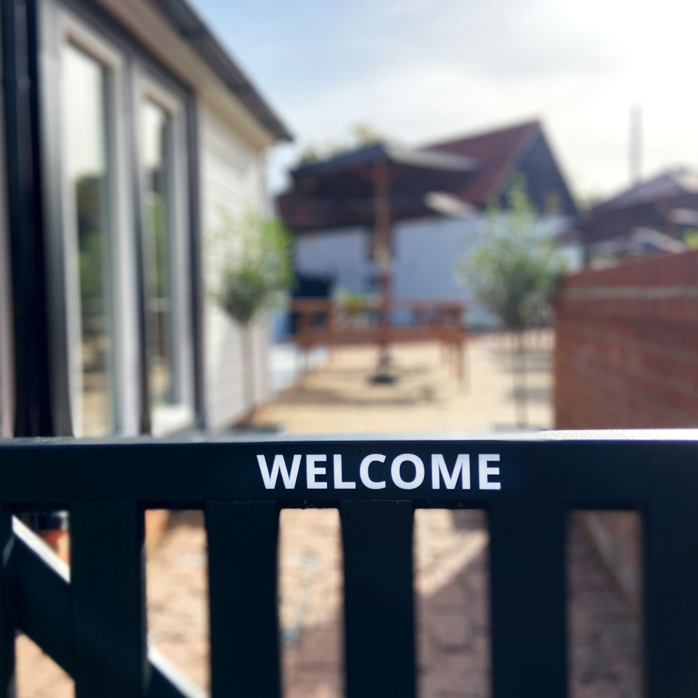 Welcome to The Fox and Hounds sign