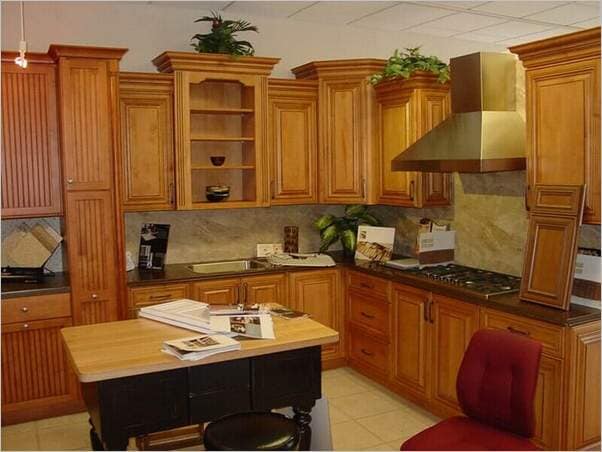 Kitchen Designs - New Kitchen Cabinet with Wooden Table in Harrison, NJ