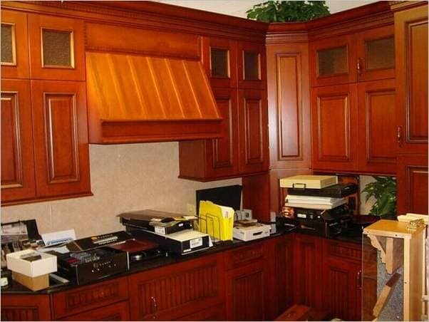 Kitchen Showroom - Dark Wooden Cabinet in Harrison, NJ
