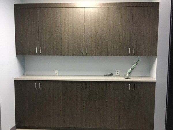 Custom Furniture - Brown Up And Down Cabinet in Harrison, NJ