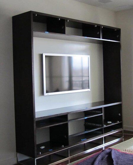 Custom Furniture - Side View Of TV Cabinet in Harrison, NJ