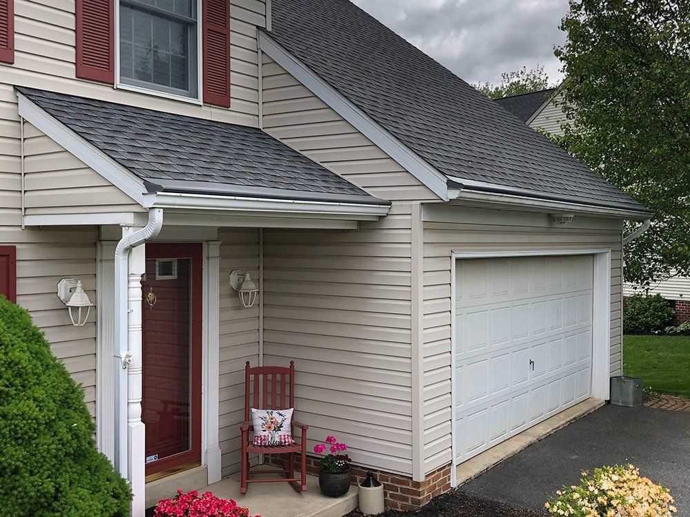 Two Story House Trim, Porch