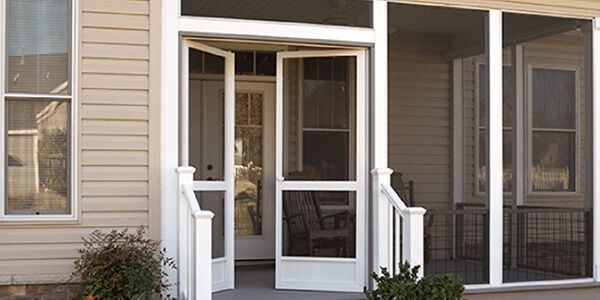 White Door Screens — Goulburn, NSW — Sun Solutions Home Improvement