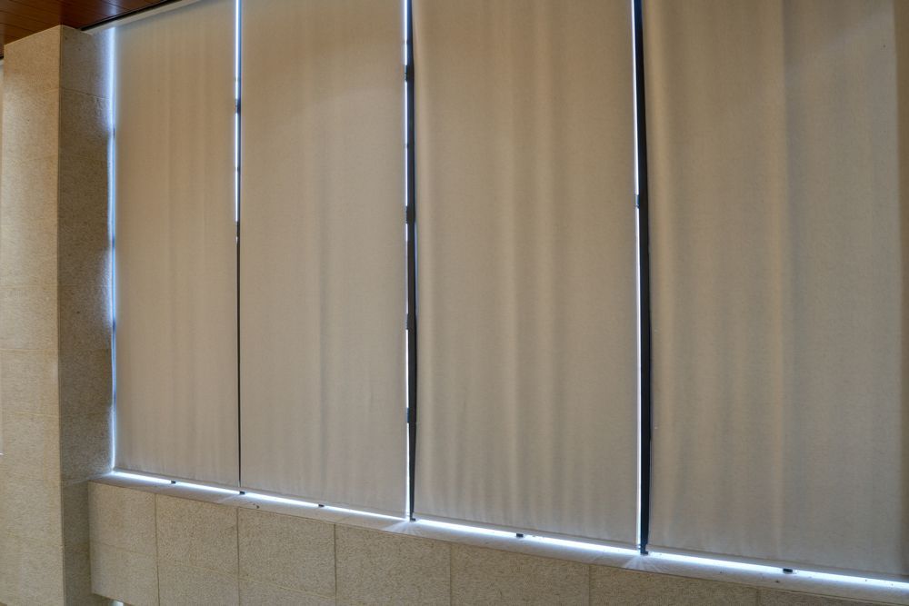 Beige Panel Glides — Goulburn, NSW — Sun Solutions Home Improvement